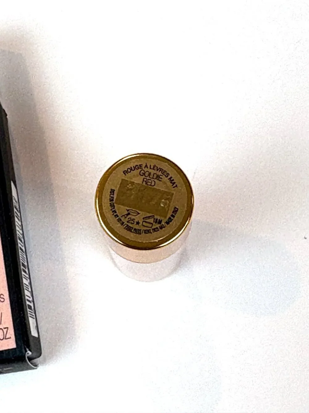 Gucci Velvet Matte Lipstick #25 Goldie Red (The Gucci Red Matte) Travel size New